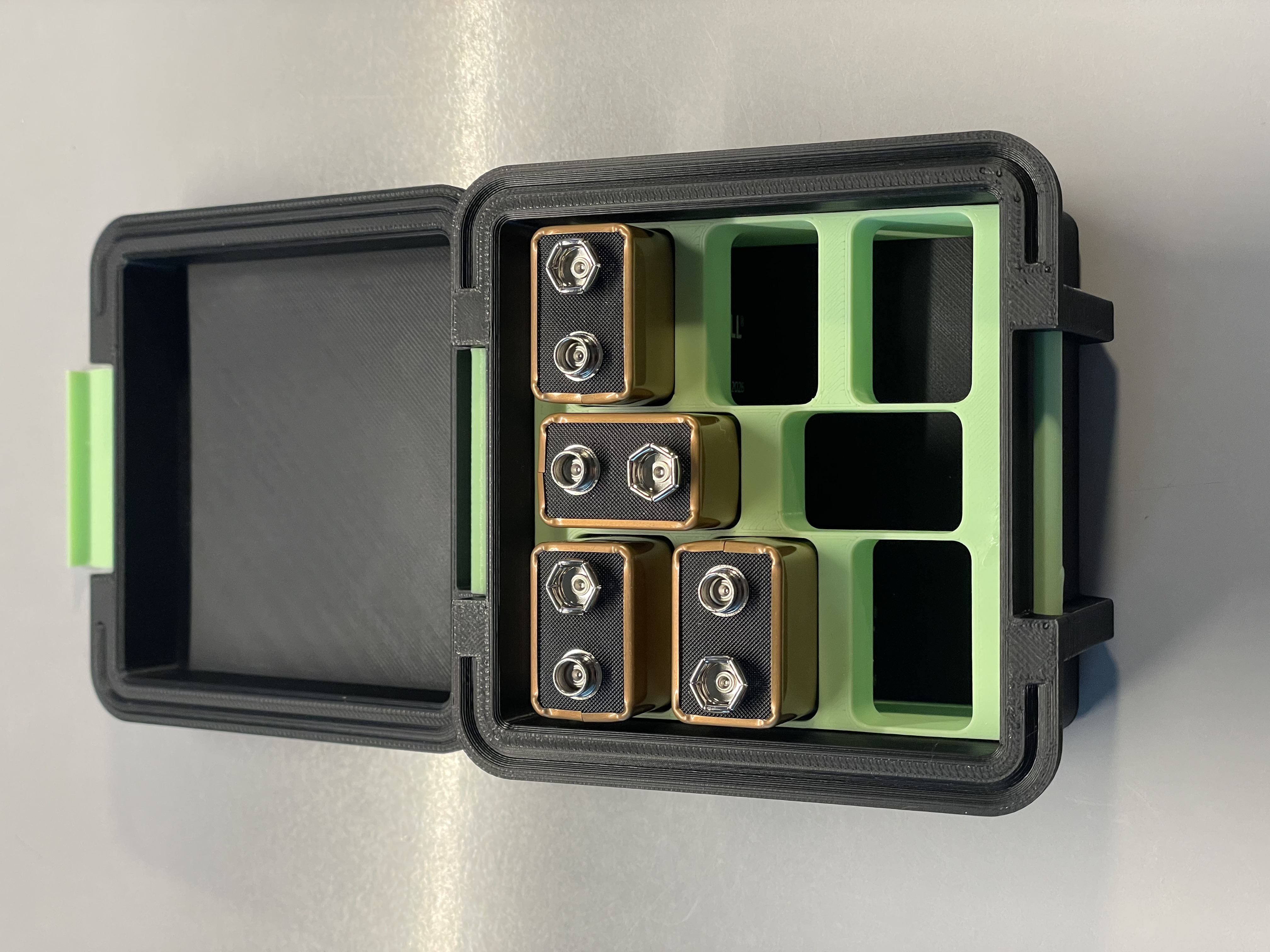 9V battery insert 3D model thumbnail