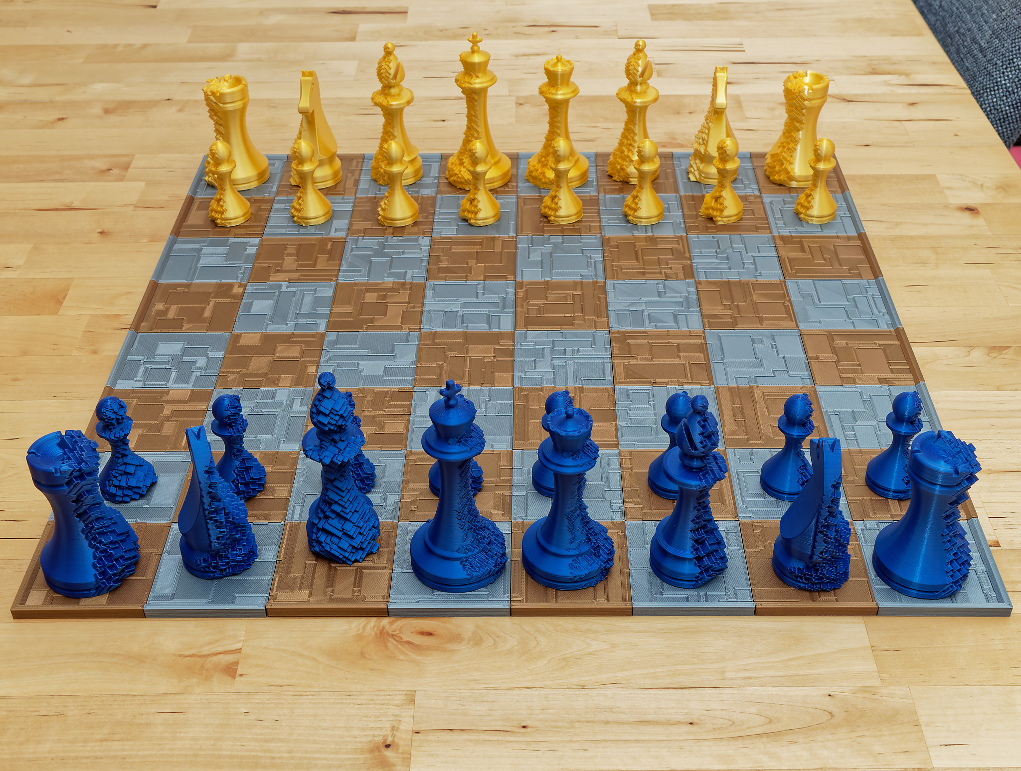 The Glitched Chess Set by Martin_au | Printables Store