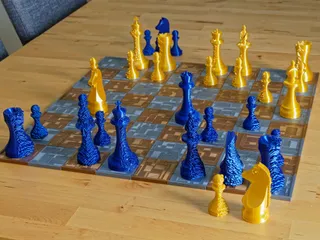 The Glitched Chess Set