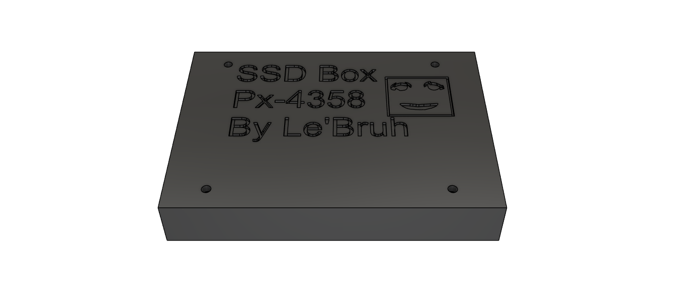 Px-4358 SSD mount by le'bruh | Download free STL model | Printables.com