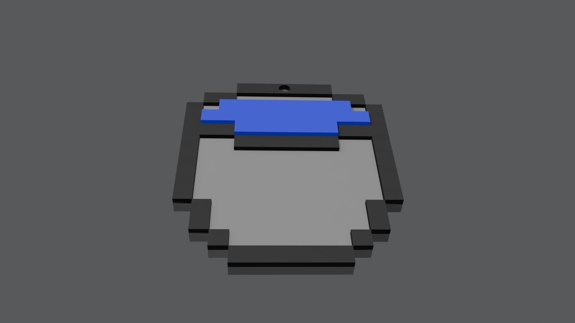 Minecraft Water Bucket keychain — miniatura 2