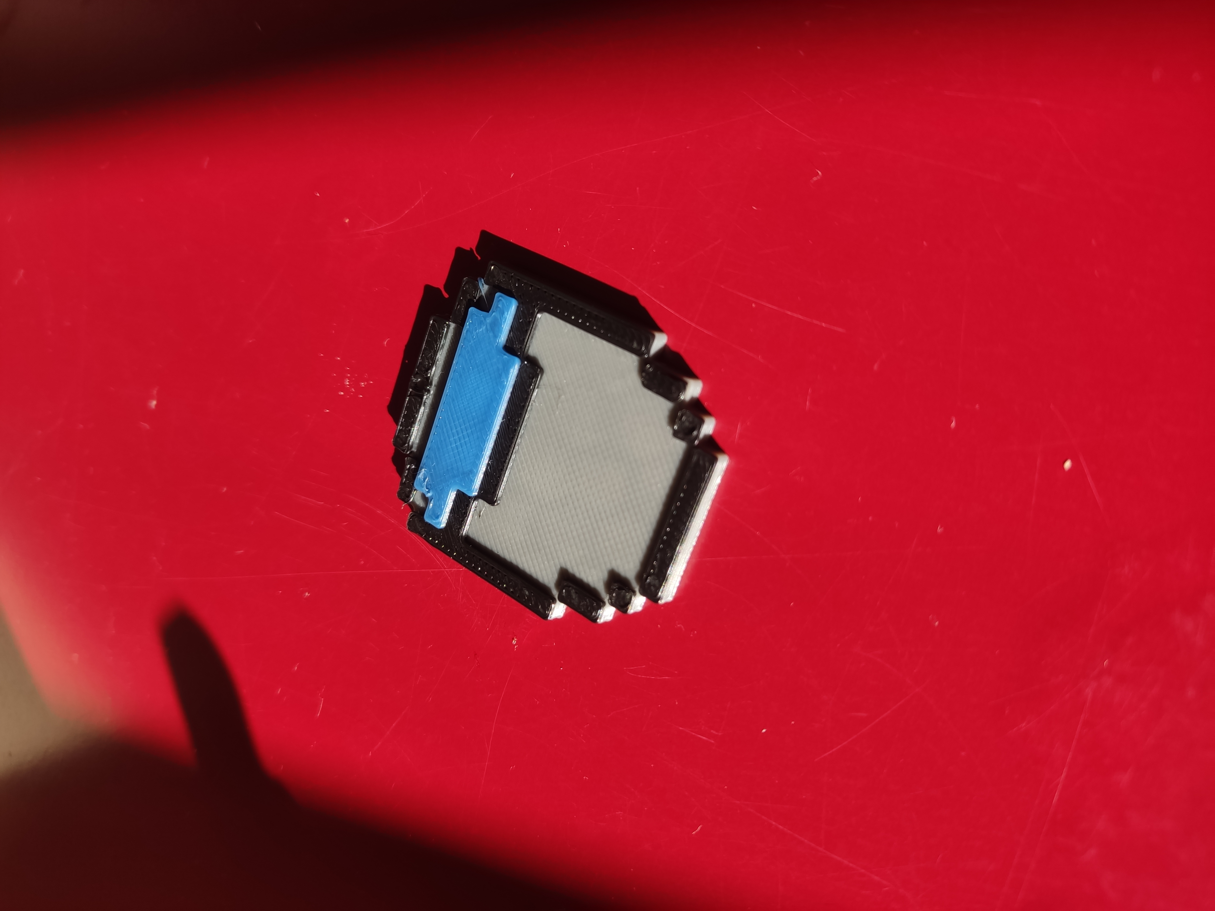 Minecraft Water Bucket keychain