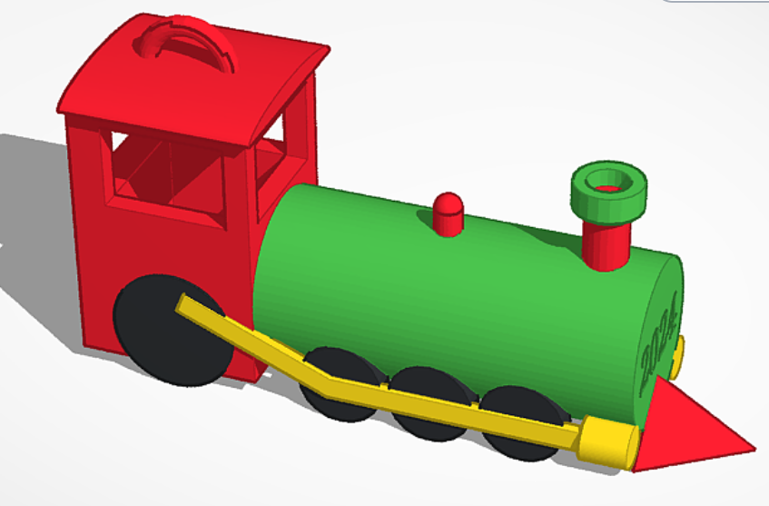 Train christmas ornament