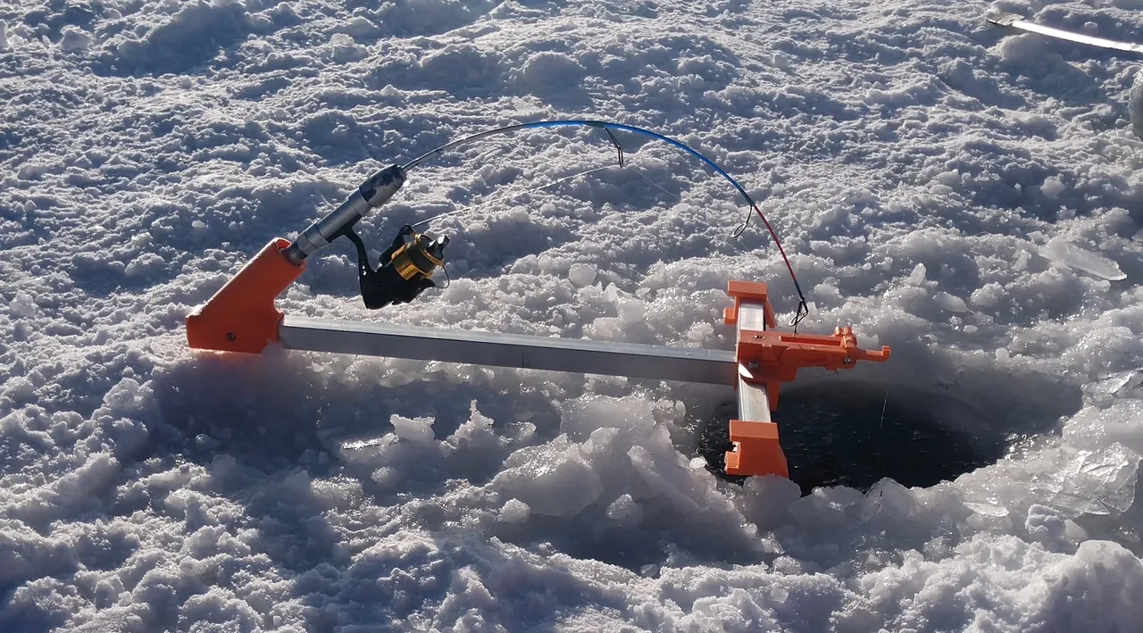 Bite Me - Ice fishing Auto Hook Setter by OUTDOOR CREATOR | Download free  STL model | Printables.com