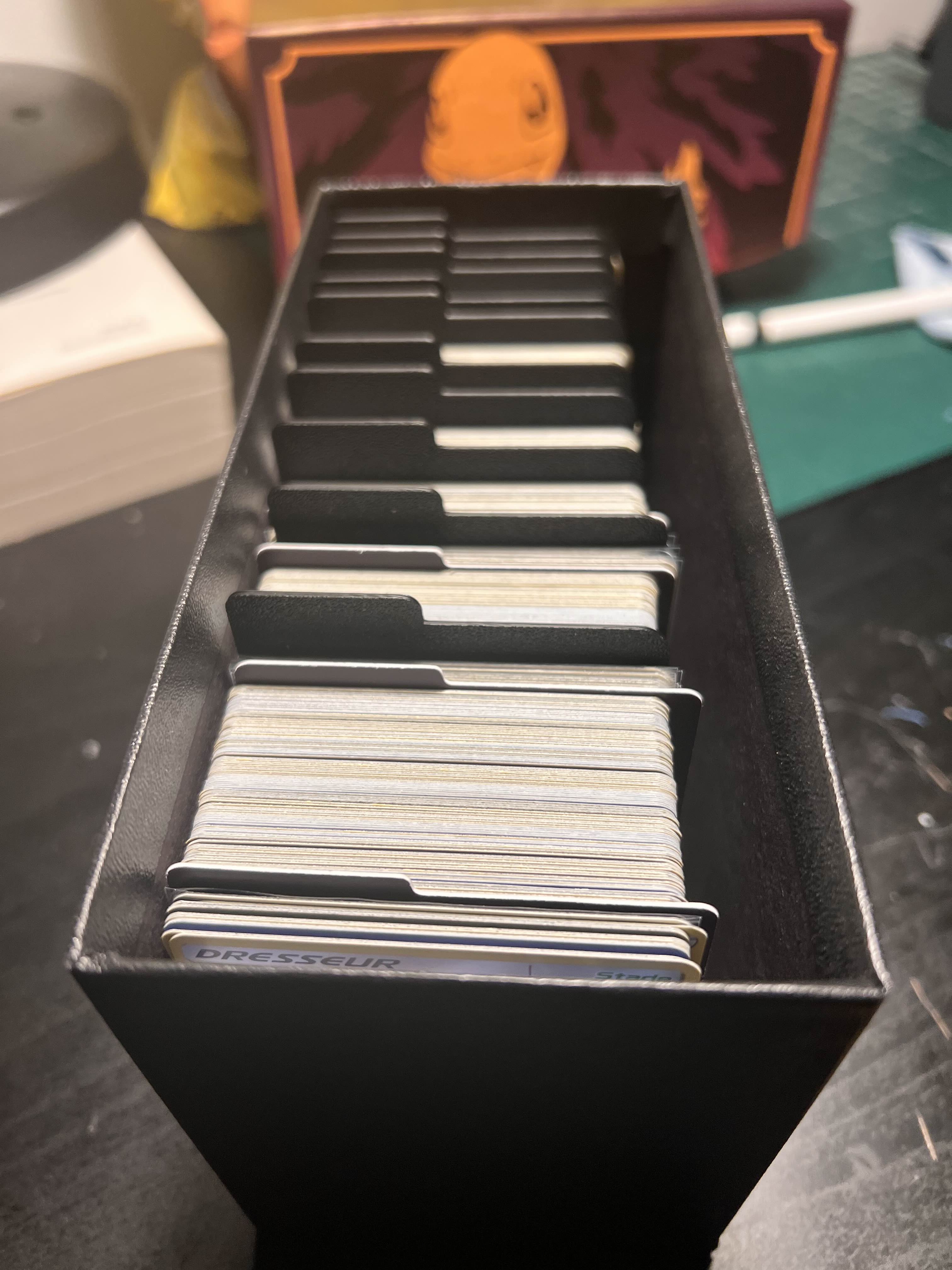 Pokemon card divider (Fits etb boxes and you can write things on it) — thumbnail 2