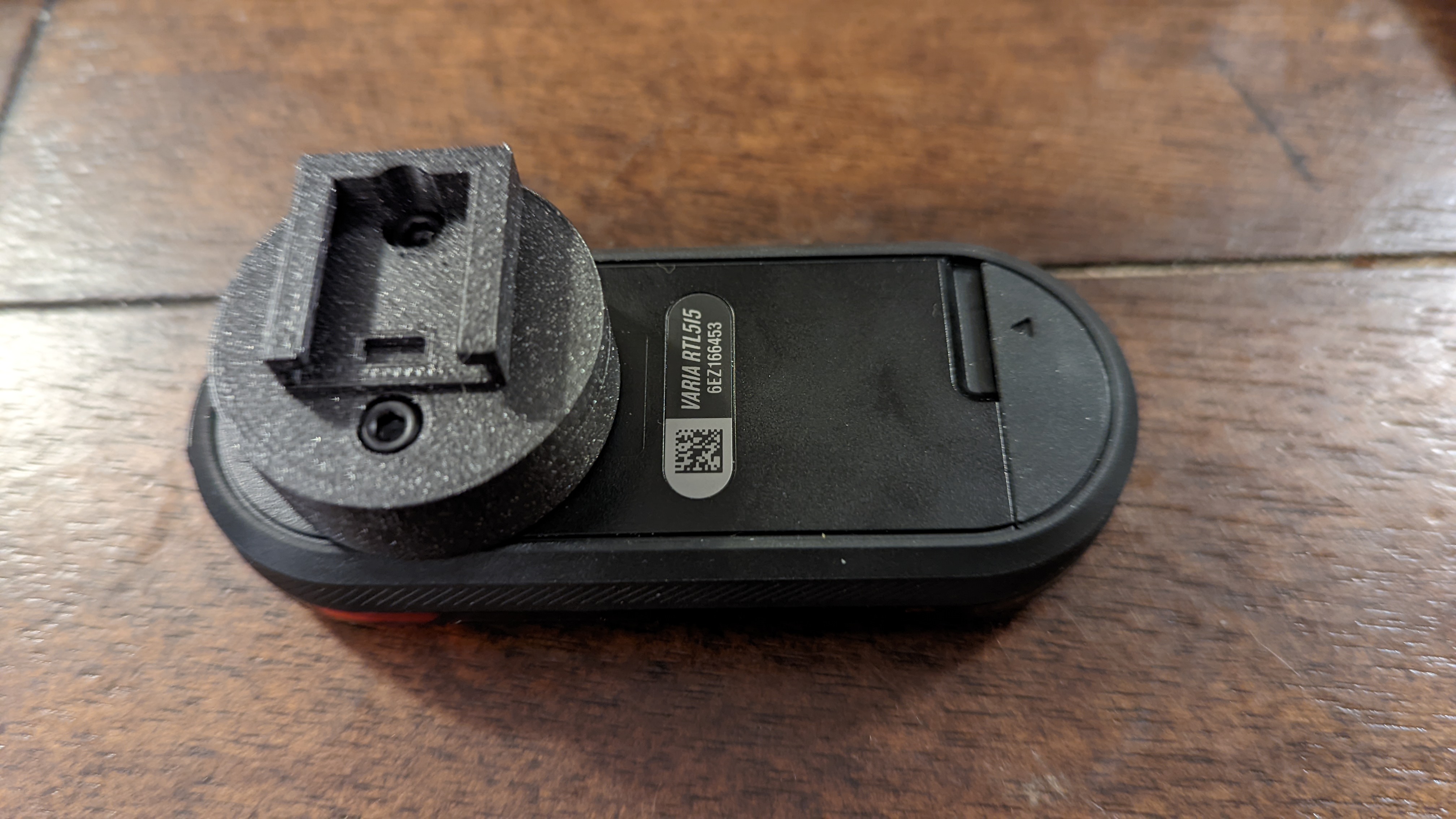 Blendr saddle mount+3D printed adaptor to hold Garmin Varia : r/TrekBikes
