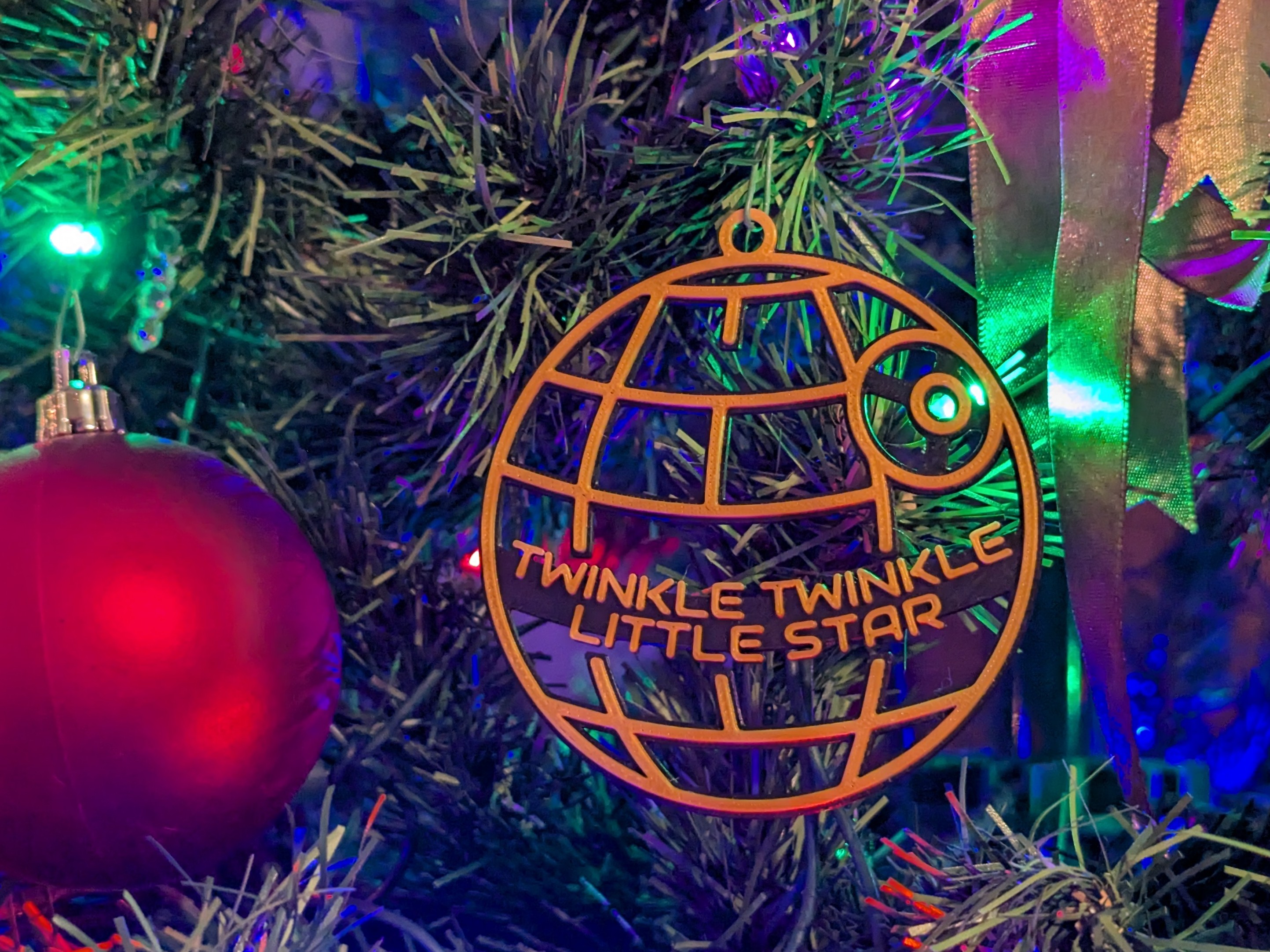 Twinkle Little Death Star Ornament — thumbnail 2