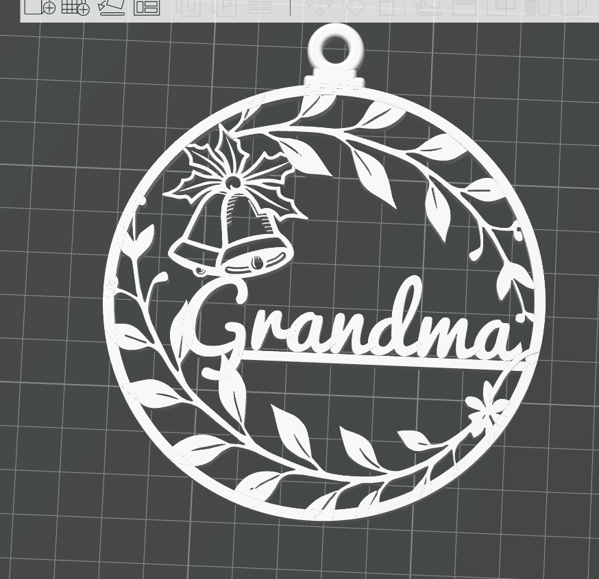 Grandma Christmas Ornament