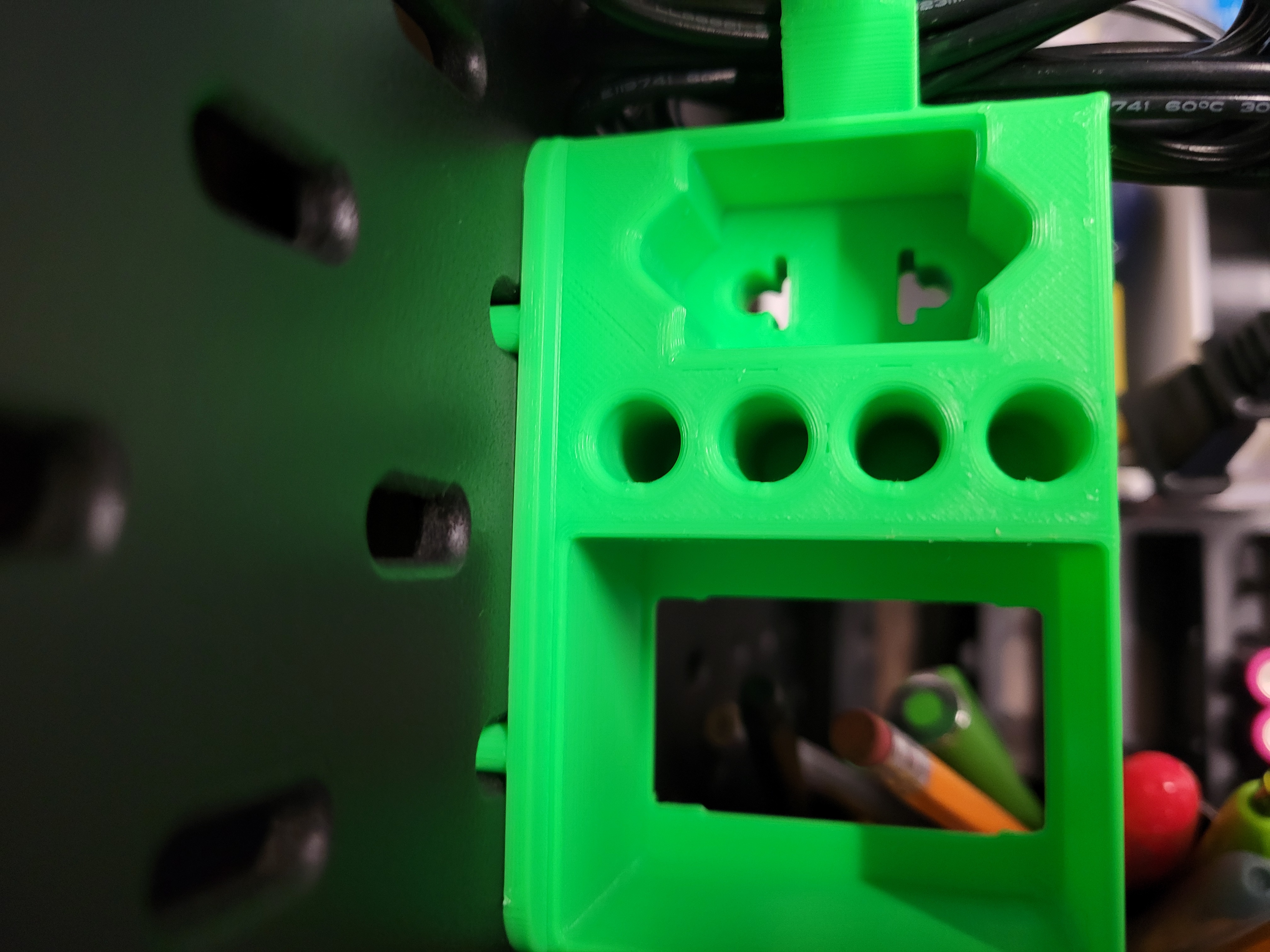 Bosch / Steinel Glue pen gun holder for Skadis system NA plug remix