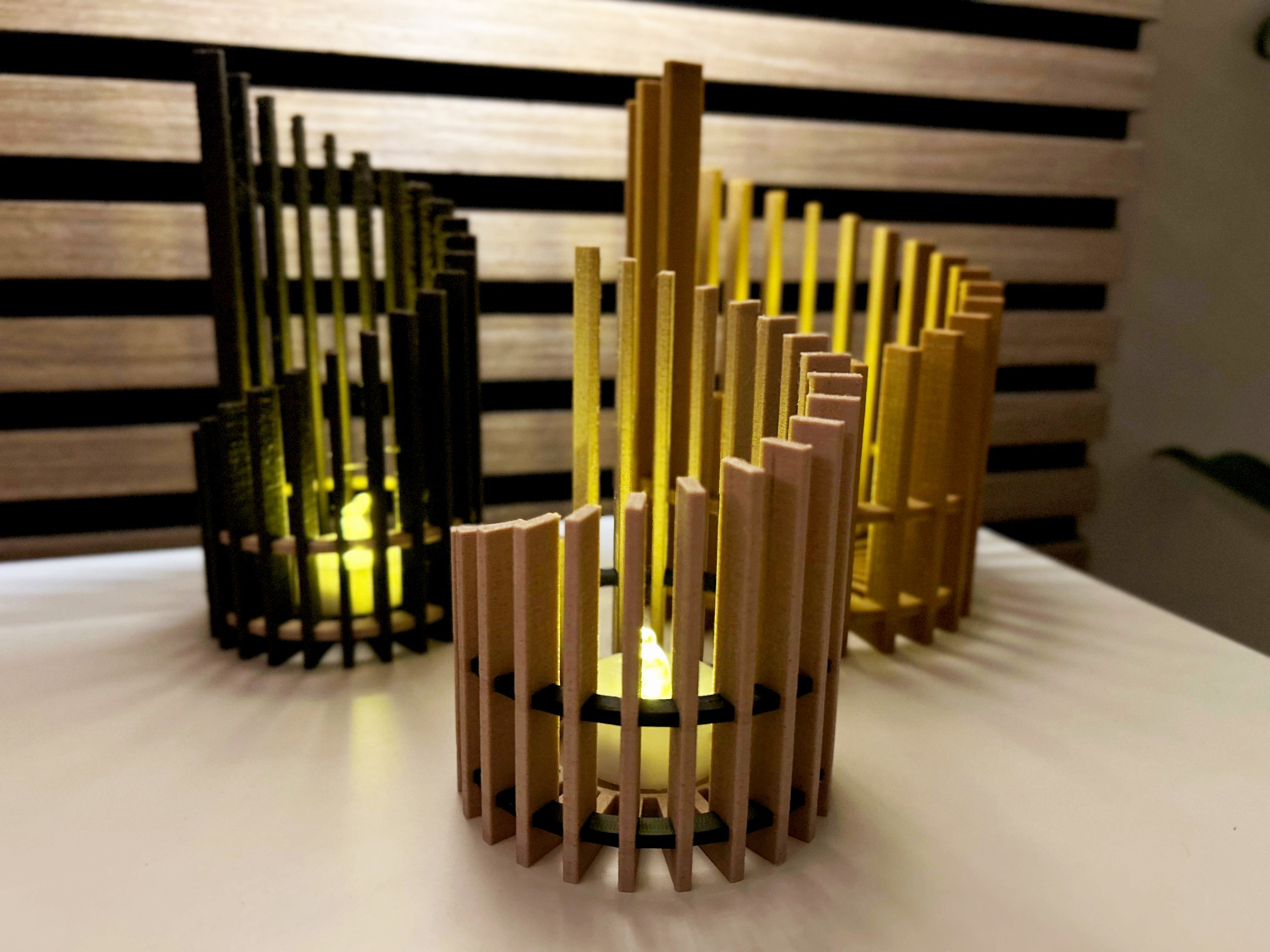 LED tea light lamp 24BARS // LED-Teelicht Lampe 24BARS