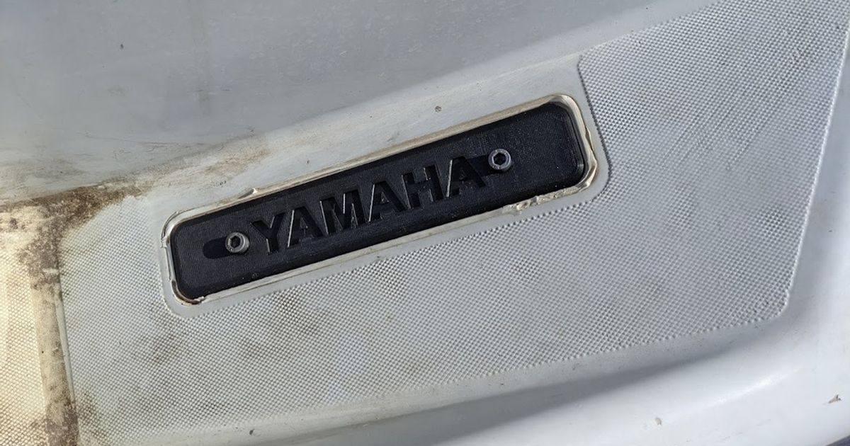 Yamaha PWC Oil Injection Cover by tyler Download free STL model
