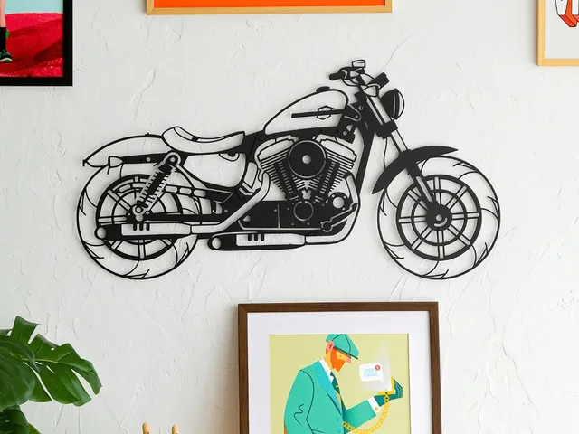 Harley silhouette Wall decor