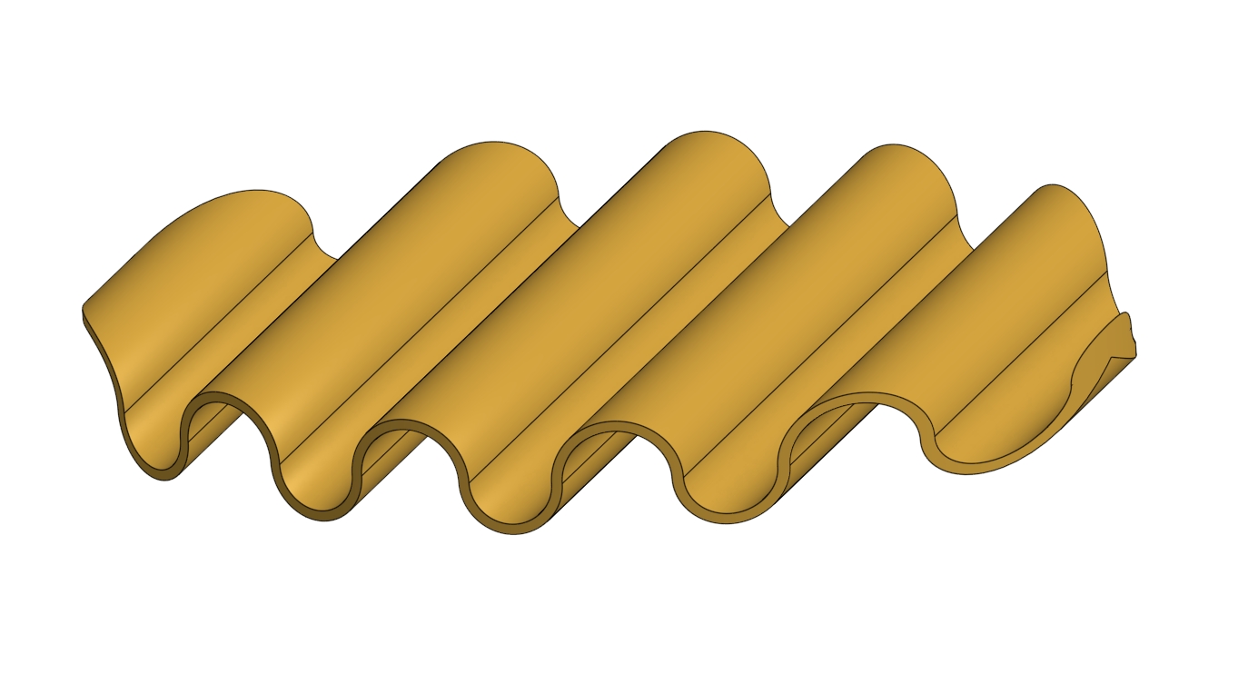 Wave Shape Potato Chip