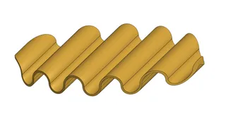 Wave Shape Potato Chip