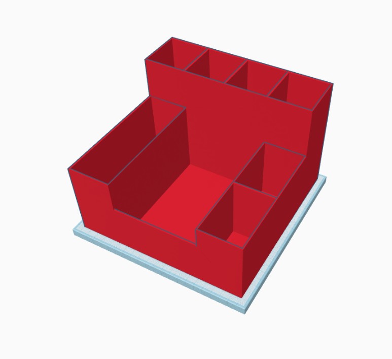 Simple desk organizer