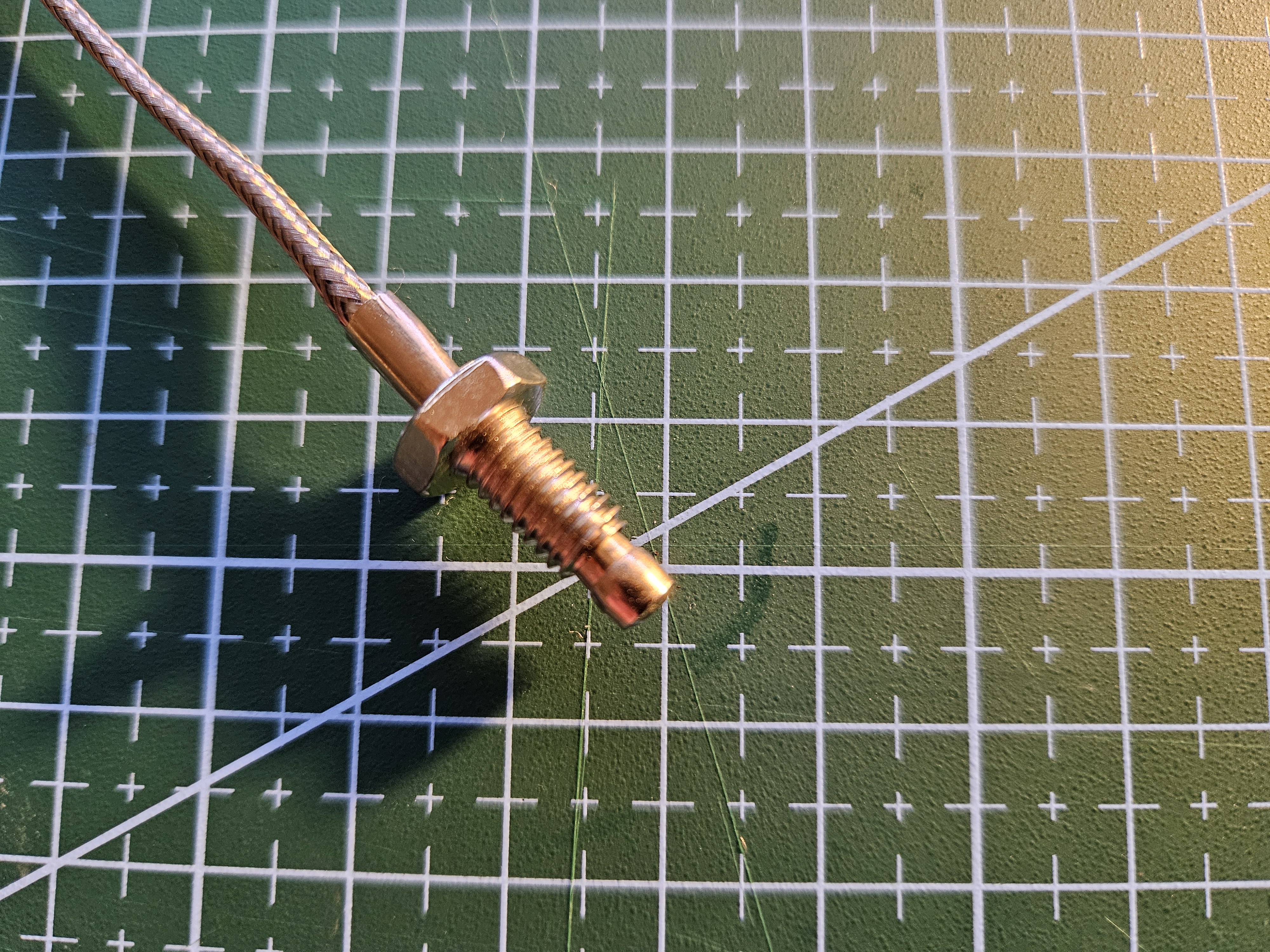 Temperatur Sensor Holder (Mount at 3030 Extrusion), Type WRNT (K-Type)