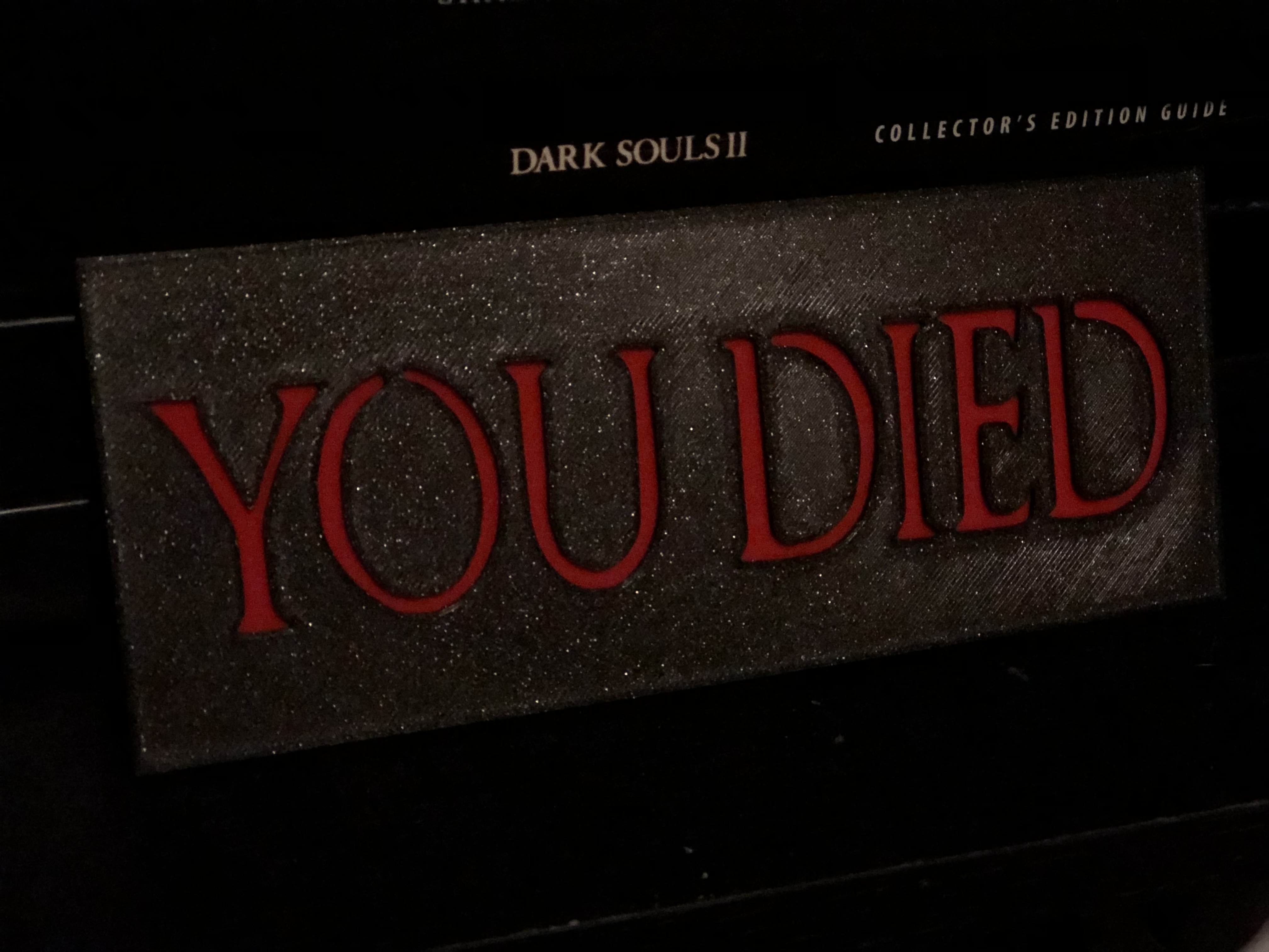 Dark Souls - You Died Sign