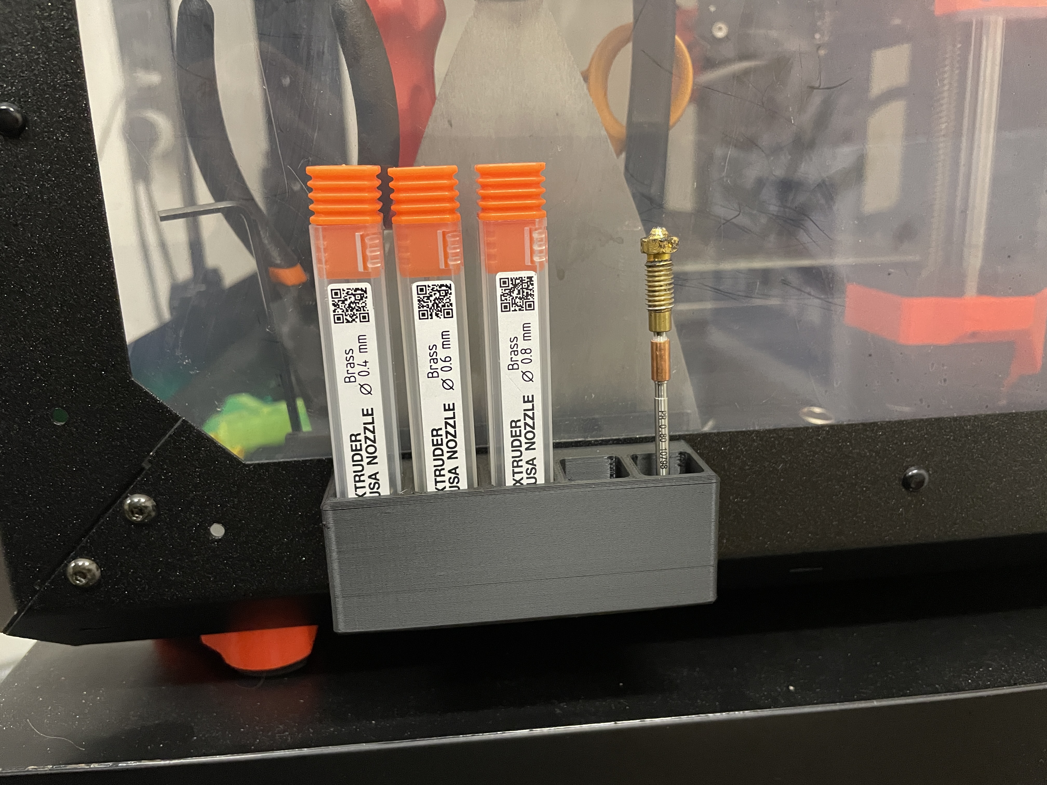 Nextruder Nozzle Case Holder for Enclosure