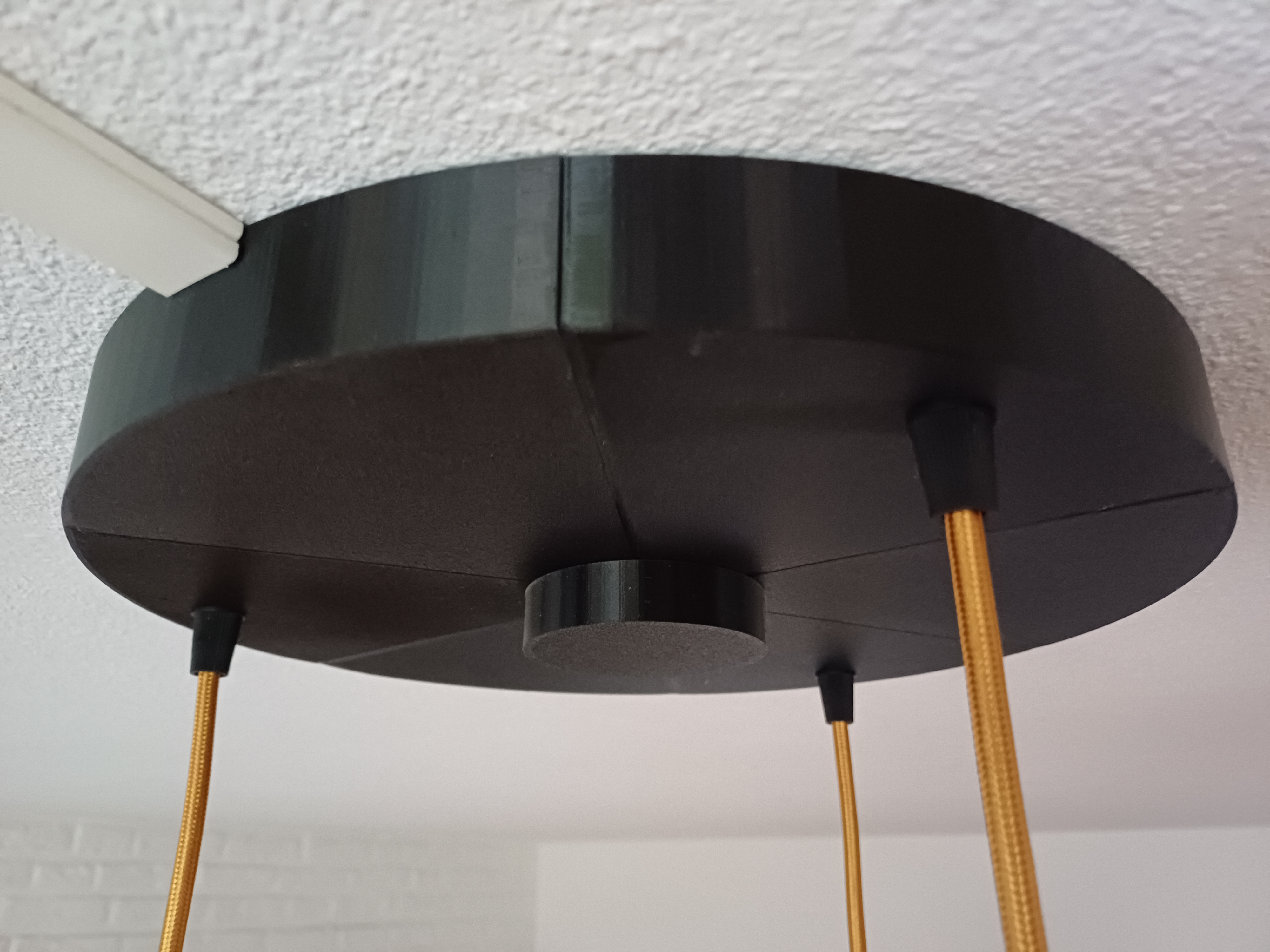 Ceiling Cap For 3 Hanging Lamps - Diameter 30 cm.