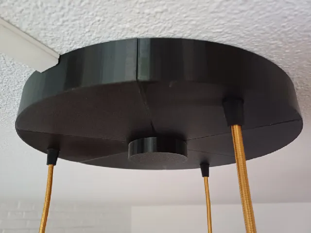 Ceiling Cap For 3 Hanging Lamps - Diameter 30 cm.