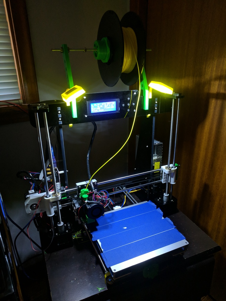 Anet A8 LED Panel Light ClipOn Upgrade