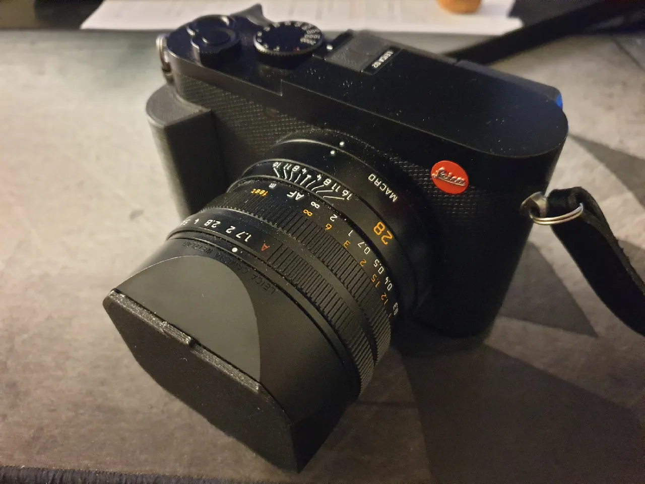 Leica Lens Q3 Q2 Q Q-P QP Q3 Metal Square Hood For Typ116 Camera | UK