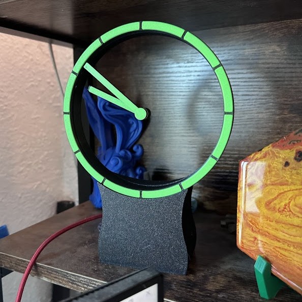 Hollow Clock Vi 3D model thumbnail