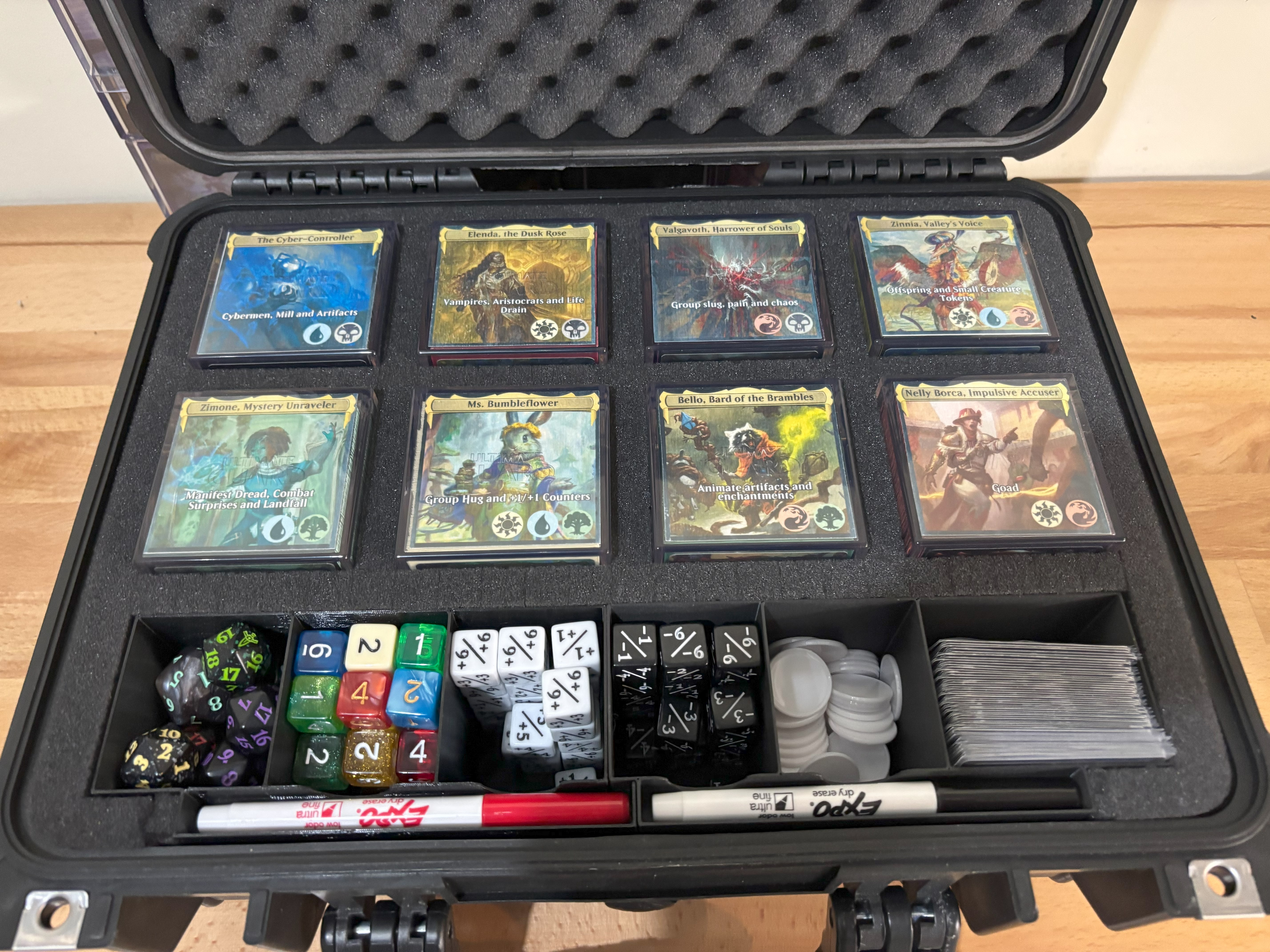 Apache 3800 Commander Token and Dice Bins