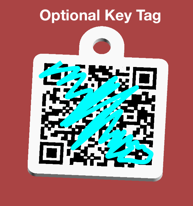 Easy and Customizable QR Code Plaques/Fridge for WiFi etc by