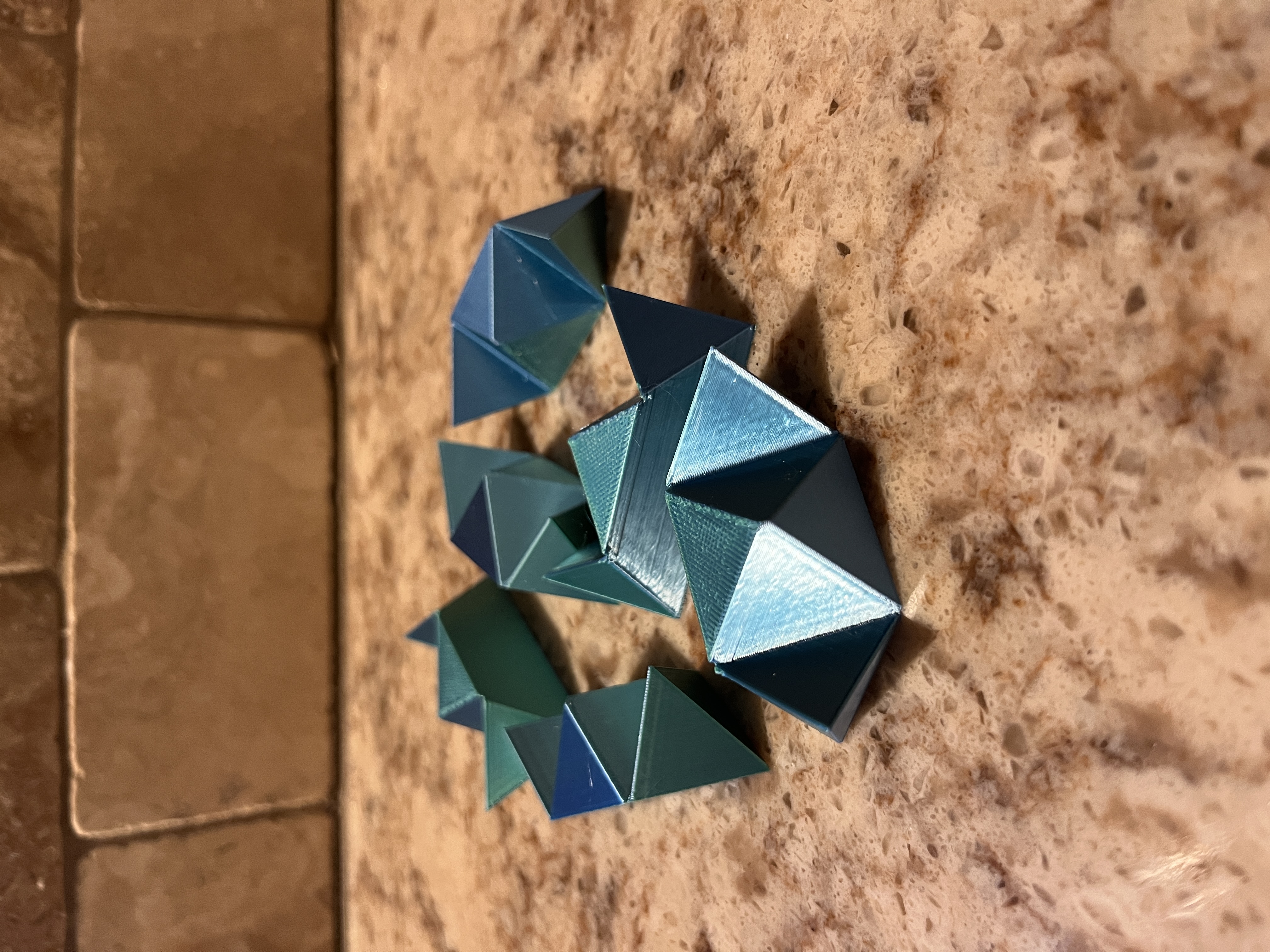 Miniatura 2 do modelo 3D Star Puzzle (Triangle)