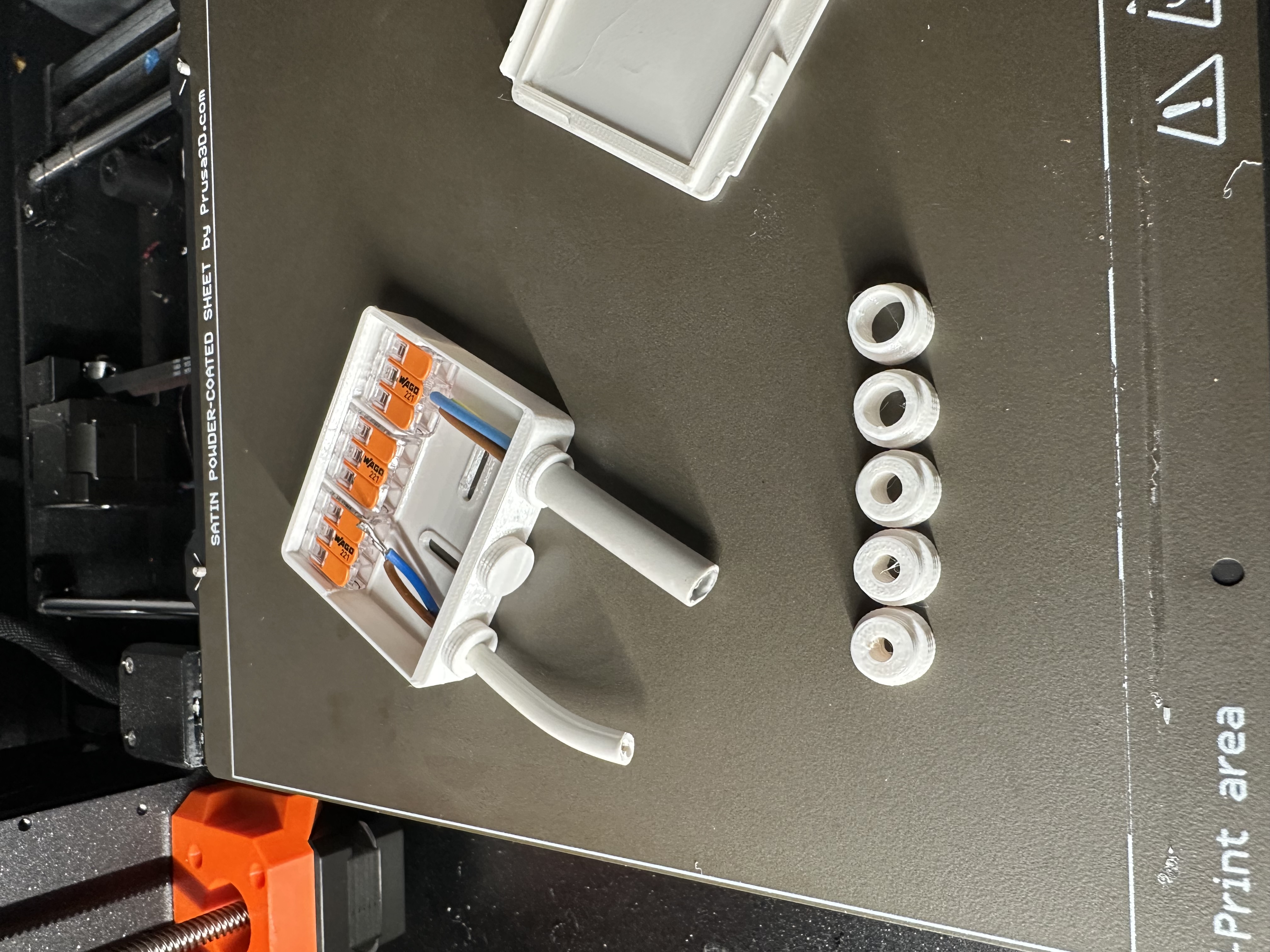 WAGO 221 3x3 junctionbox with caps
