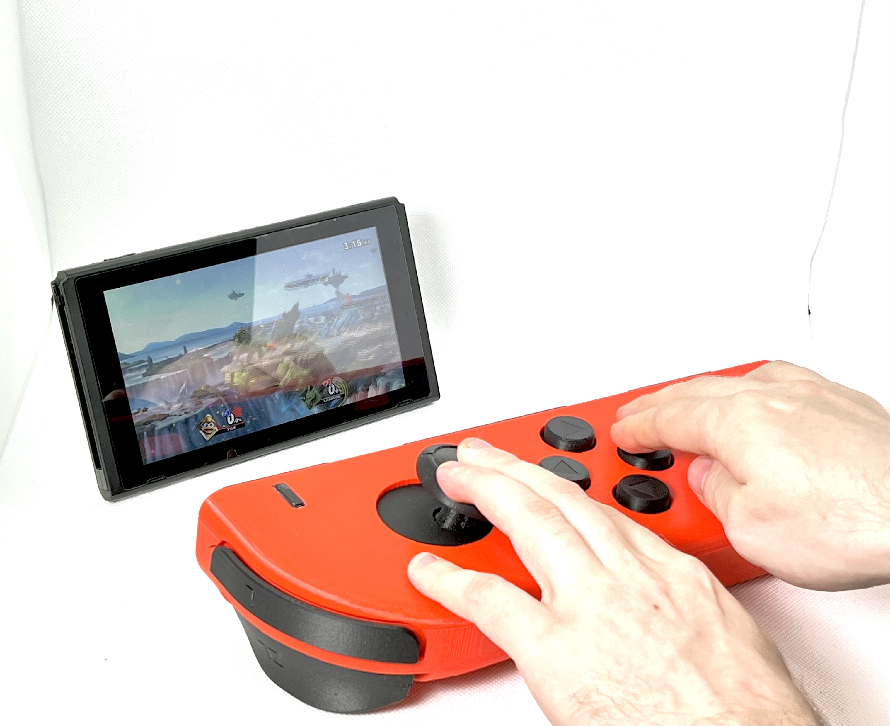 One-handed DualShock 4 by Akaki, Download free STL model