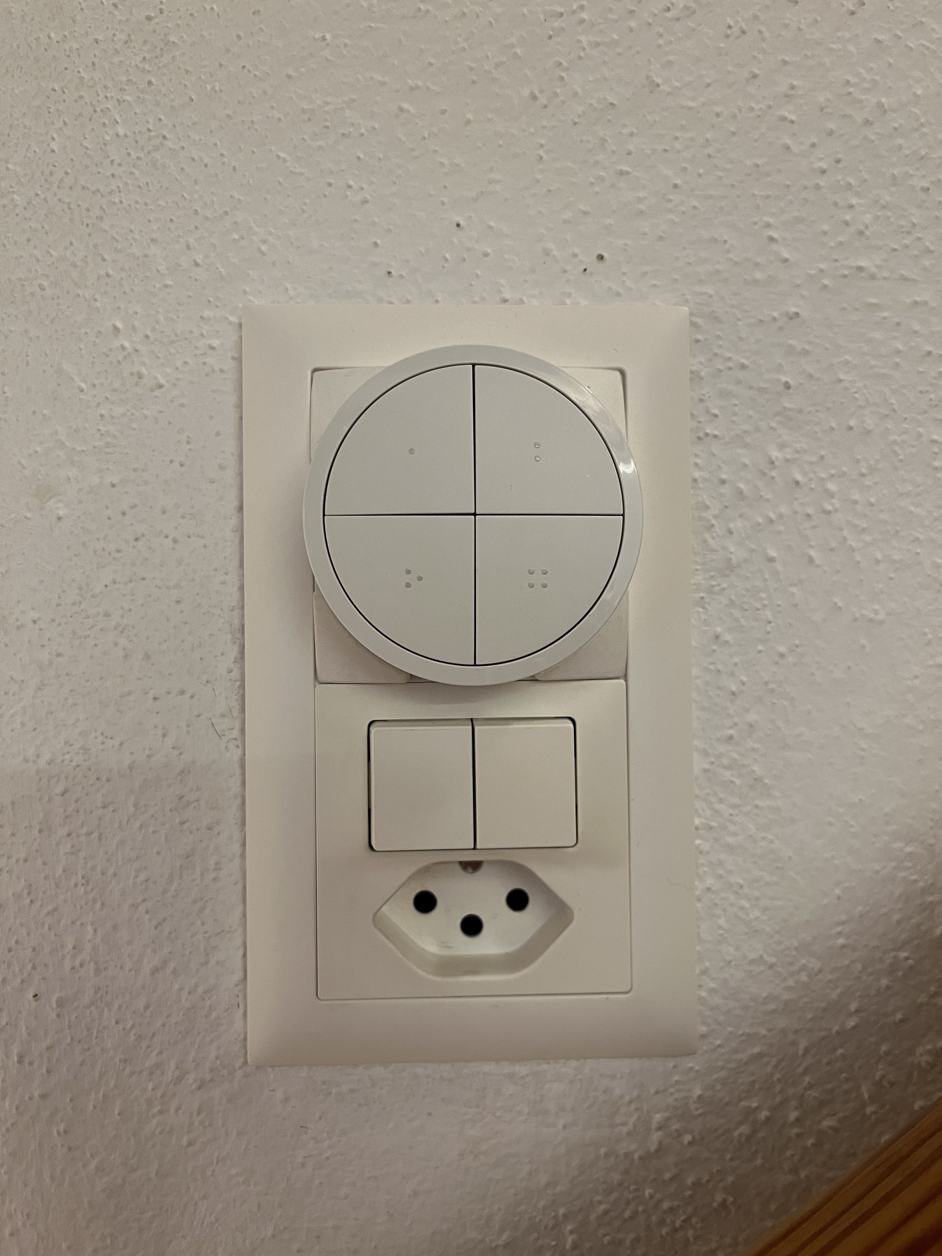 Tap Dial - Halter für Feller EDIZIOdue - Eckverschraubung