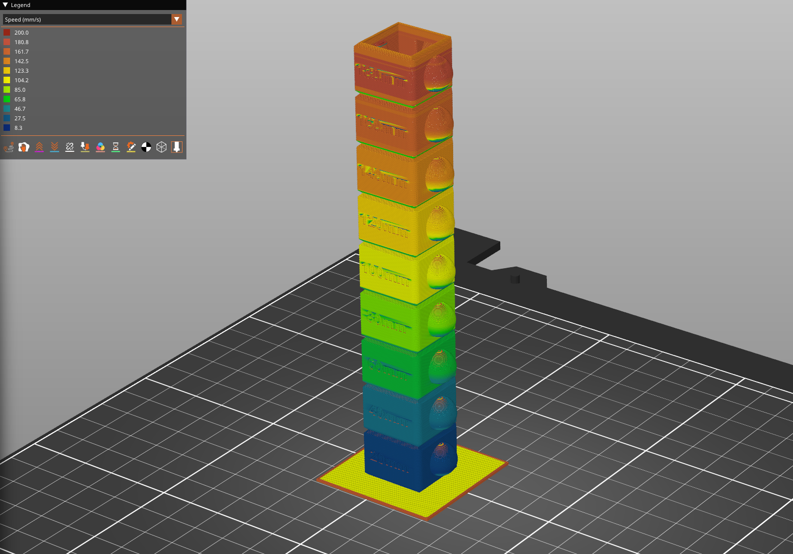 Wide Range Speed Tower 20-180 mm/s