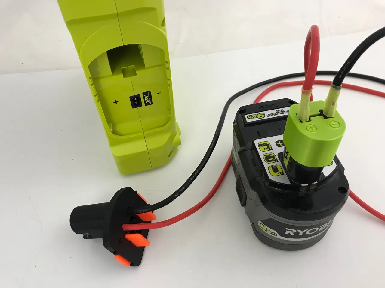 RYOBI 18V Battery Adapter Cable by Simple3D | Download free STL |