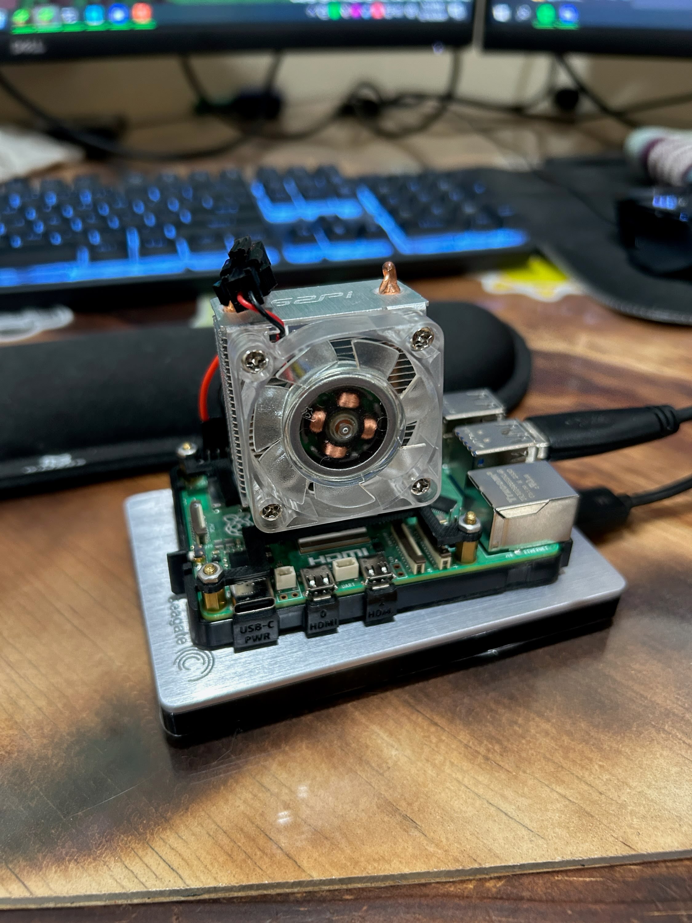 52Pi ICE Tower Brackets for Raspberry Pi 5