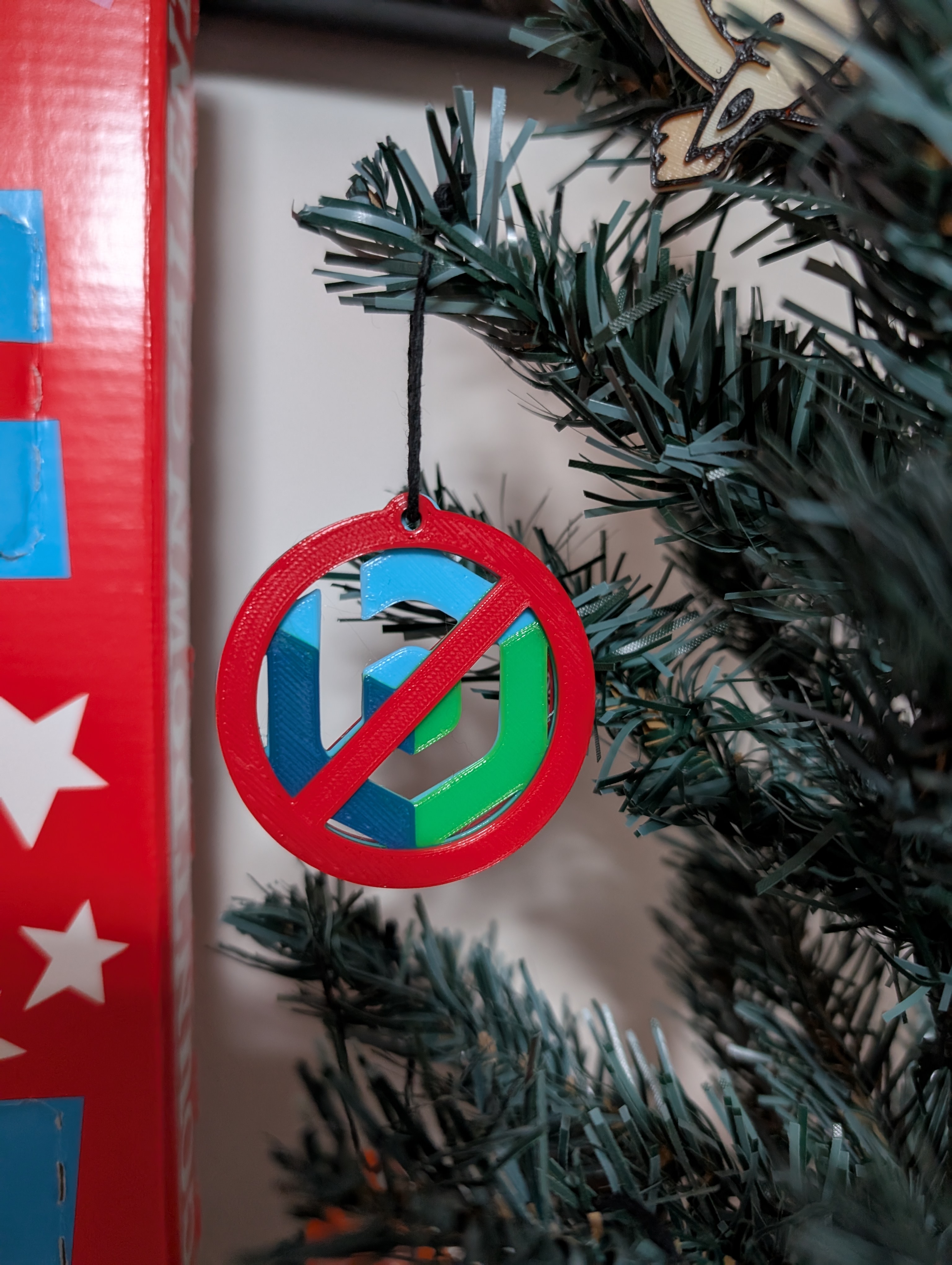 F#ck BNL festive holiday ornament