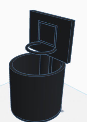 basketball hoop trash can