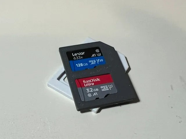 Two Micro SD Cards to SD Card Adapter