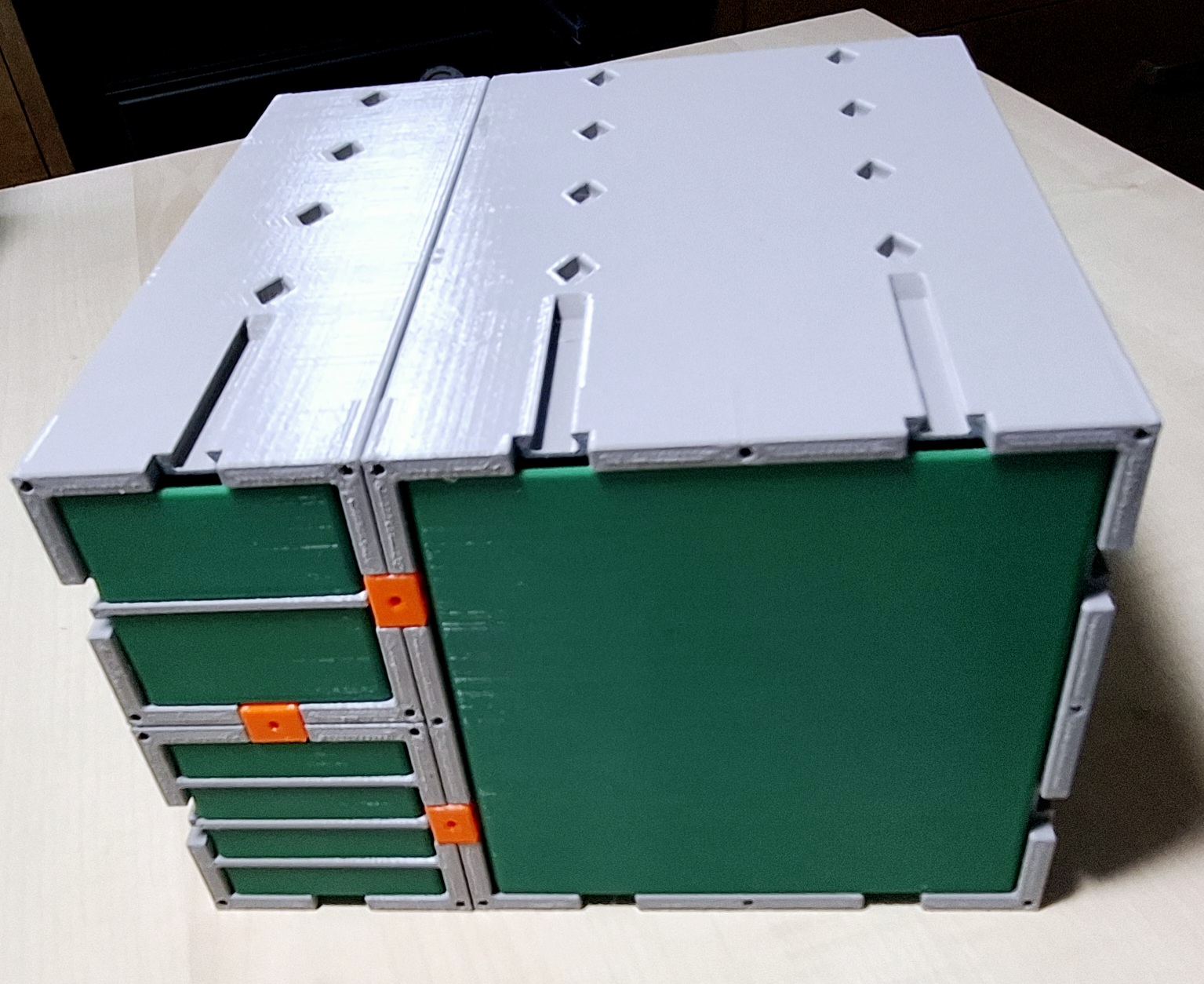 Version 3 - Modulares Lagersystem - Hobby & Werkstatt - Kleinteilelagerung; Basismodelle / Slicer - Baukasten // Modular storage system - Hobby & workshop - Small parts storage; Basic models / Slicer - Construction kit — miniatura 6