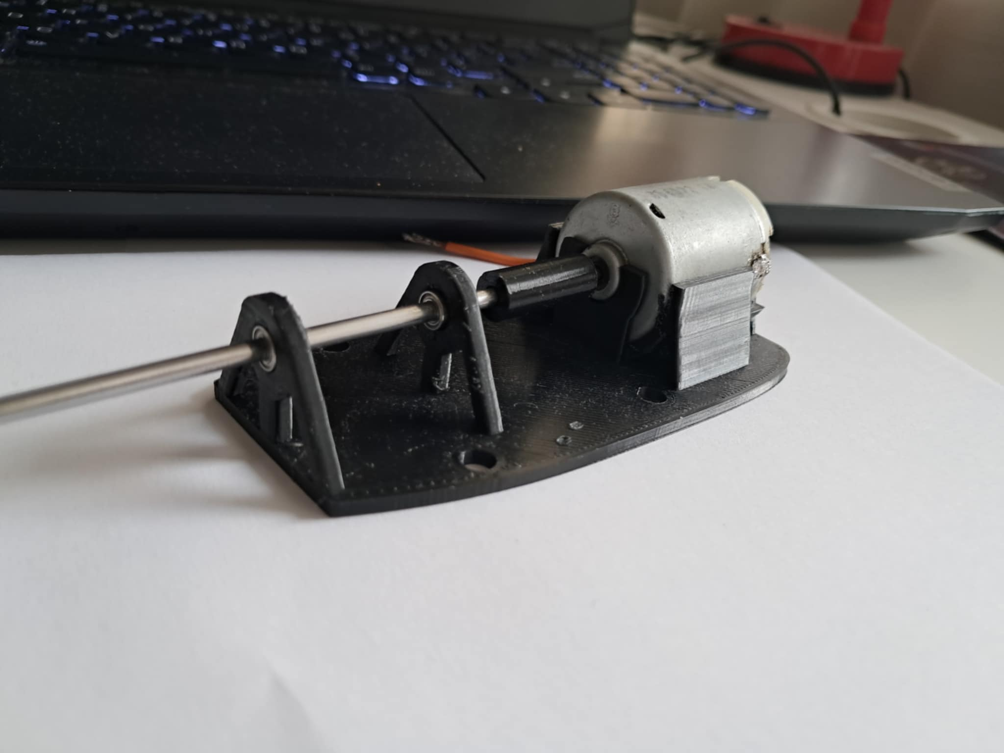 24V motor holder with/ without shaft bearings