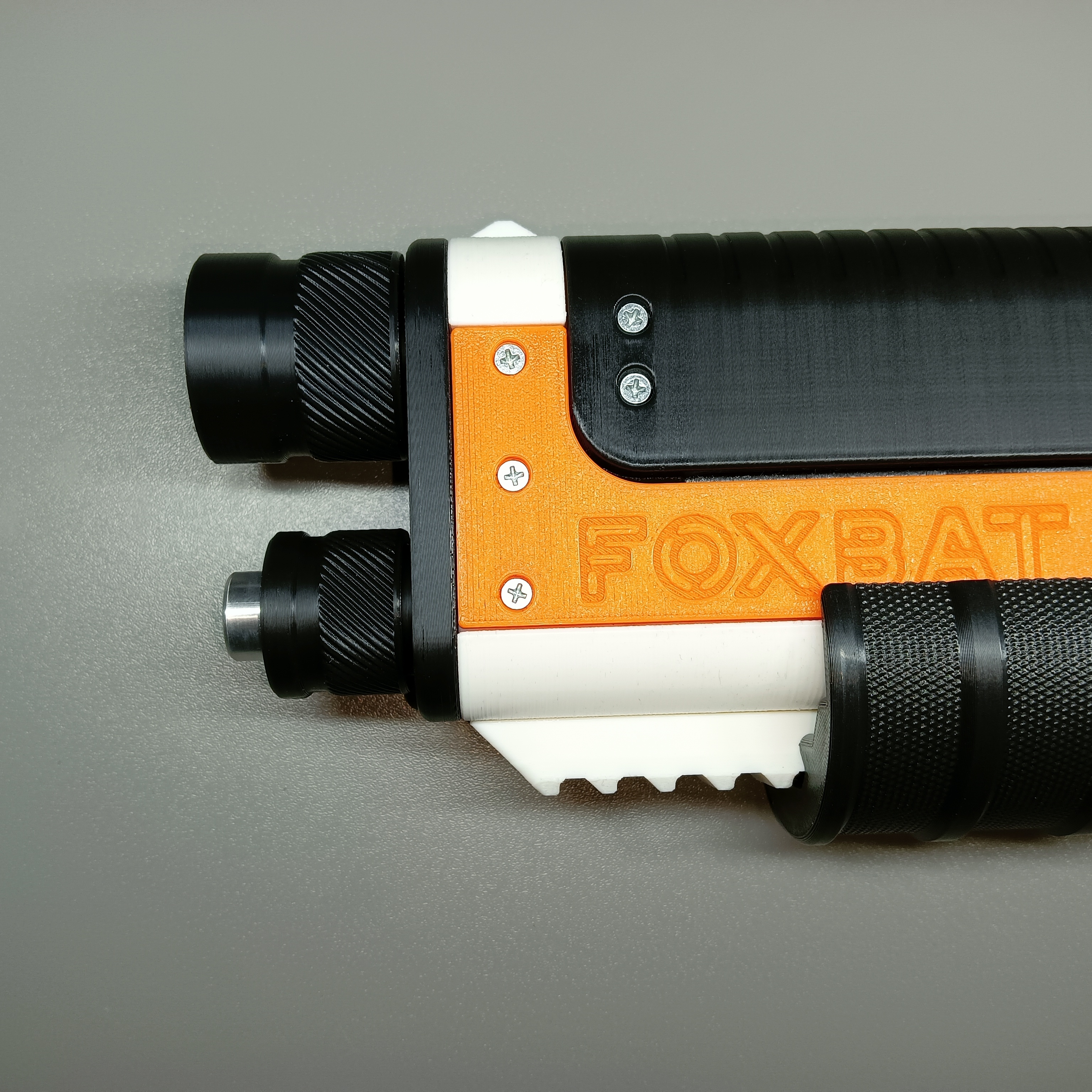 FOXBAT Double Barrel (fits all muzzles from the Threaded FOXBAT Muzzle System) 3D model thumbnail