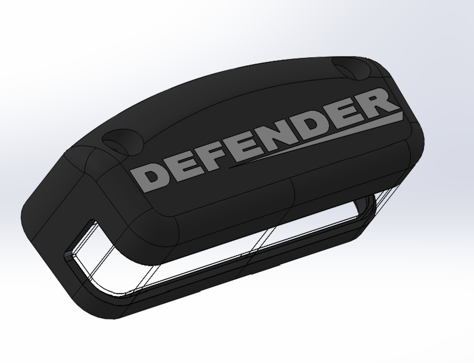 Numberplate light cover (Landrover Defender)