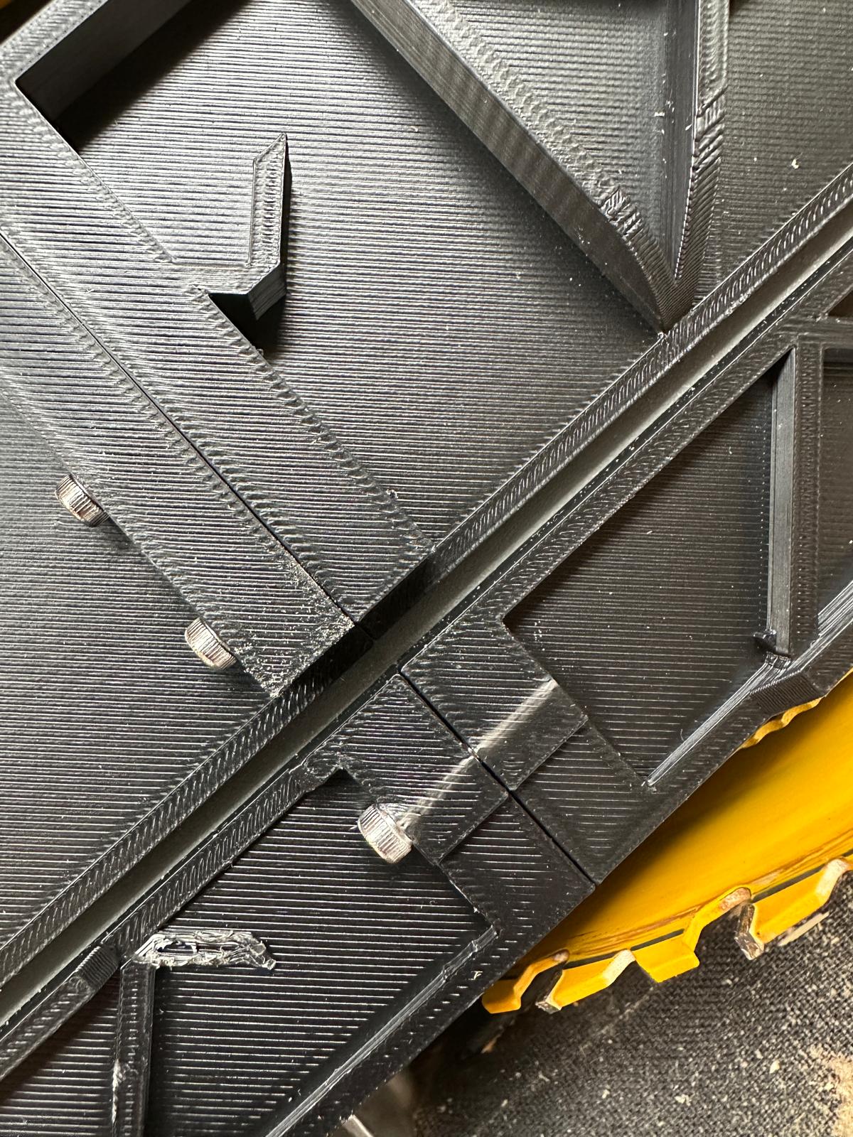 DWE7485 zero clearance plate halved