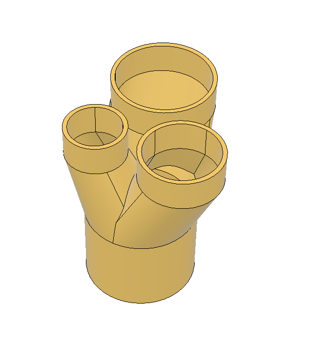 Parametrischer Schlauchadapter