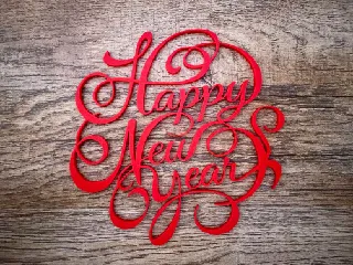 Happy New Year decoration