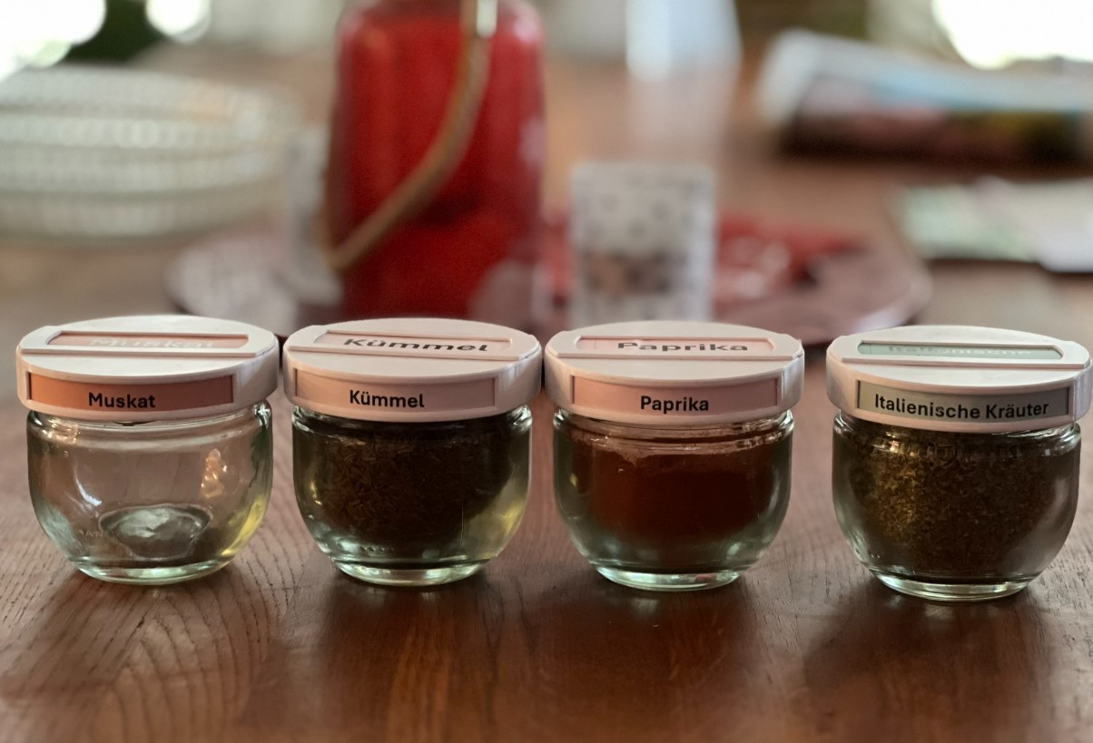 Last Minute Geschenk: Vorratsglas Deckel Beschriftung GLÜCK