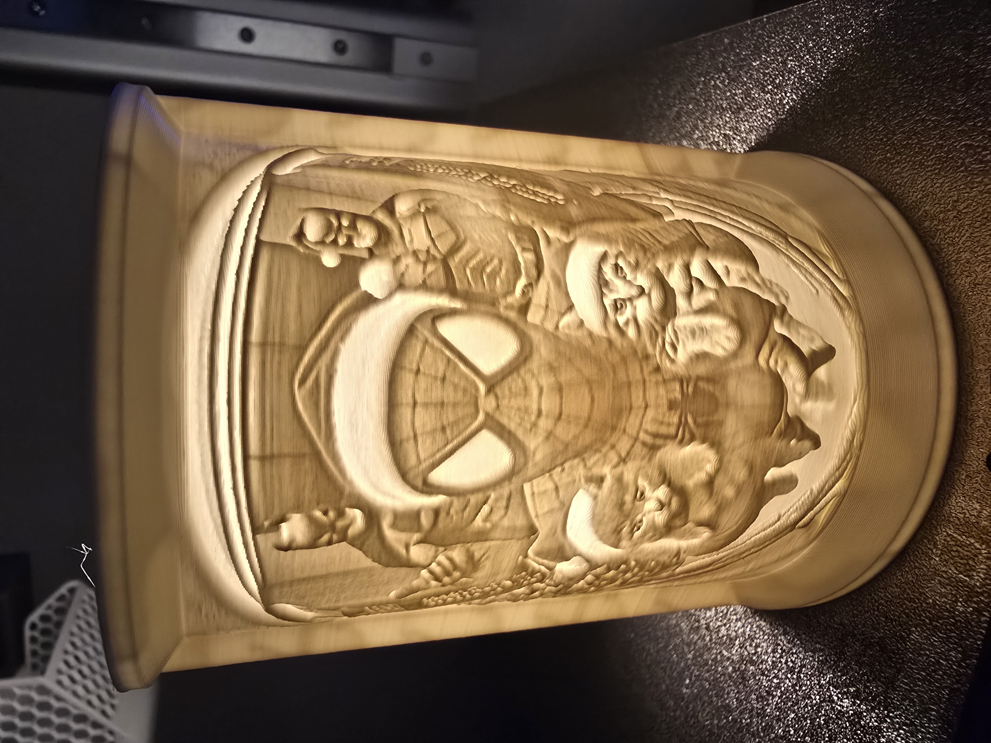 lithopane spiderman
