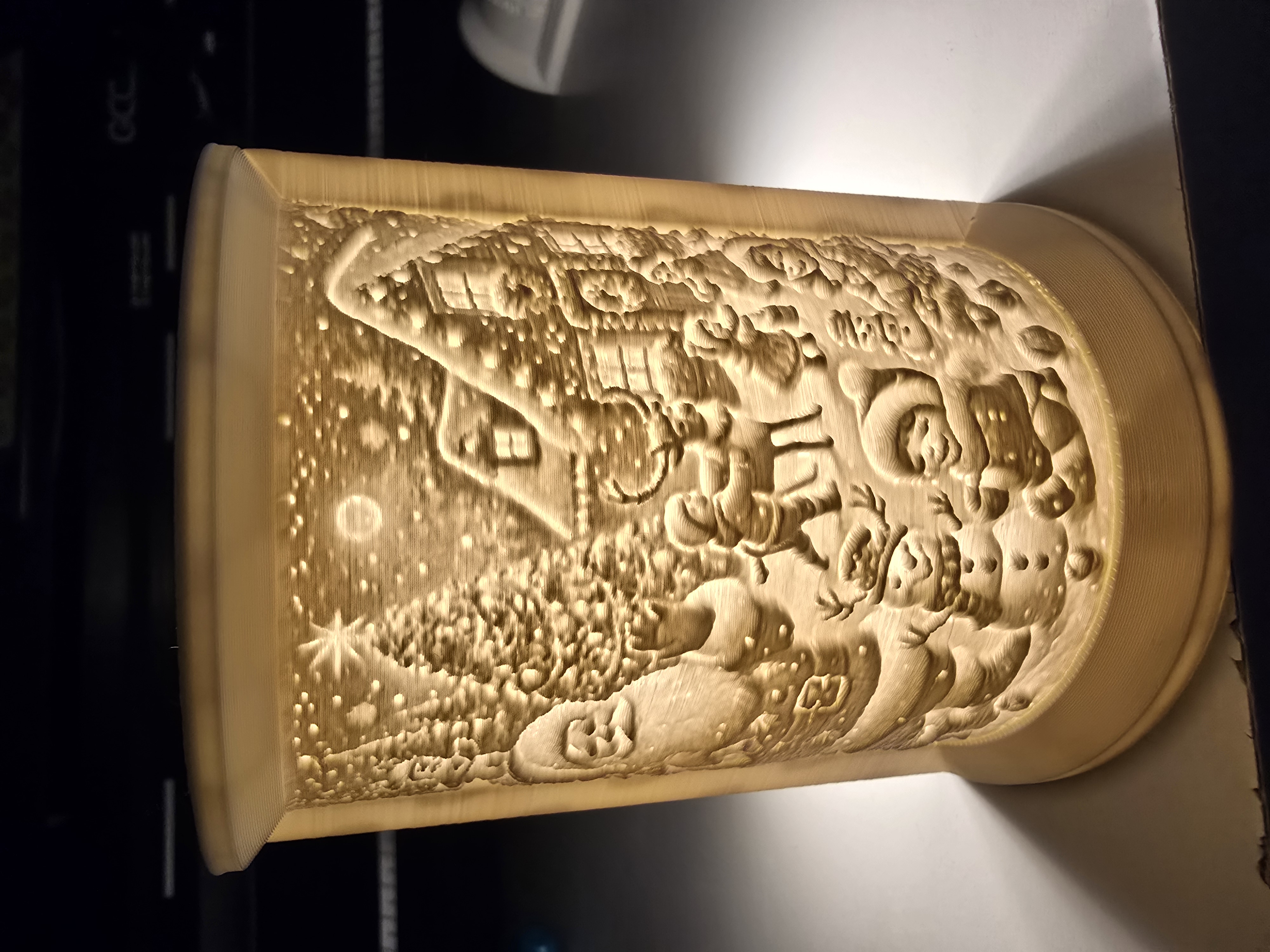 lithopane christmas kids