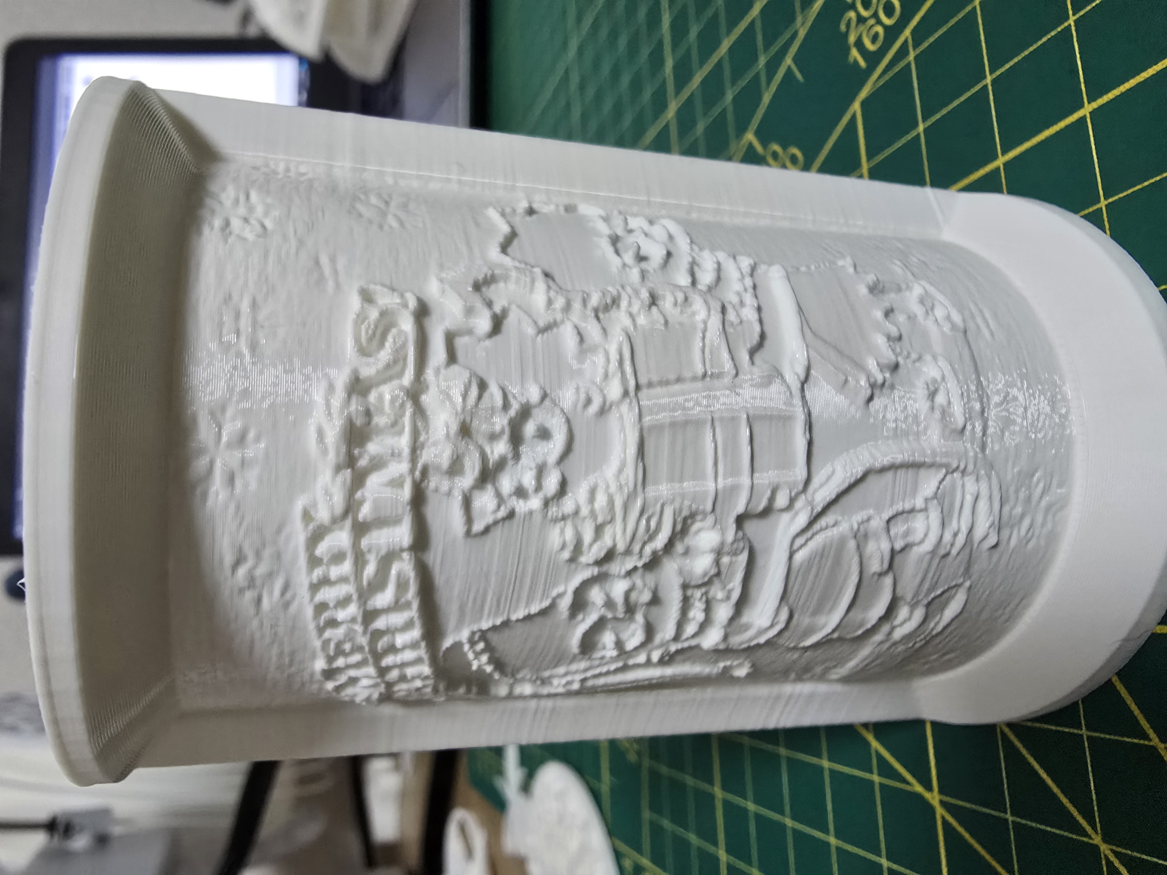 lithopane simpsons christmas — miniatura 2